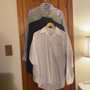Men’s dress shirts lot of 4